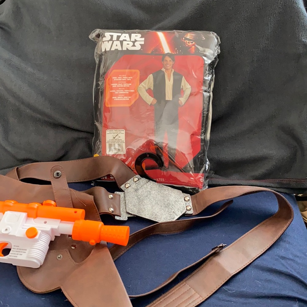 Hans Solo Costume.  Size XL